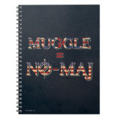 MUGGLE™ = NO-MAJ™ NOTITIEBOEK (Voorkant)