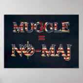 MUGGLE™ = NO-MAJ™ POSTER (Voorkant)
