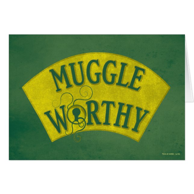 MUGGLE WORTHY™ (Voorkant Horizontaal)