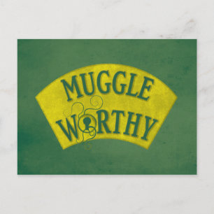 MUGGLE WORTHY™ BRIEFKAART