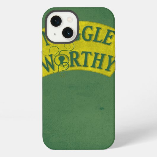 MUGGLE WORTHY™ iPhone HOESJE (Achterkant)