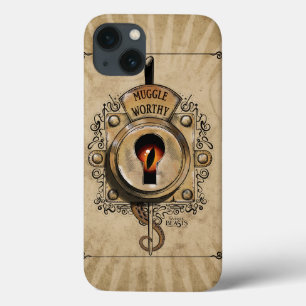 MUGGLE WORTHY™ Lock iPhone 13 Hoesje