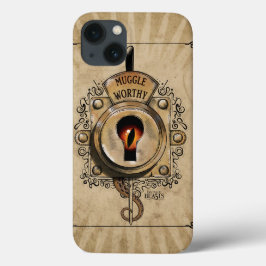 MUGGLE WORTHY™ Lock iPhone 13 Hoesje