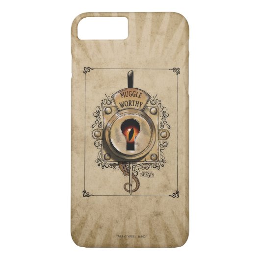 MUGGLE WORTHY™ Lock Case-Mate iPhone Case (Achterkant)
