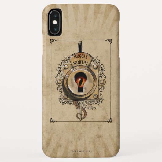 MUGGLE WORTHY™ Lock Case-Mate iPhone Case (Achterkant)