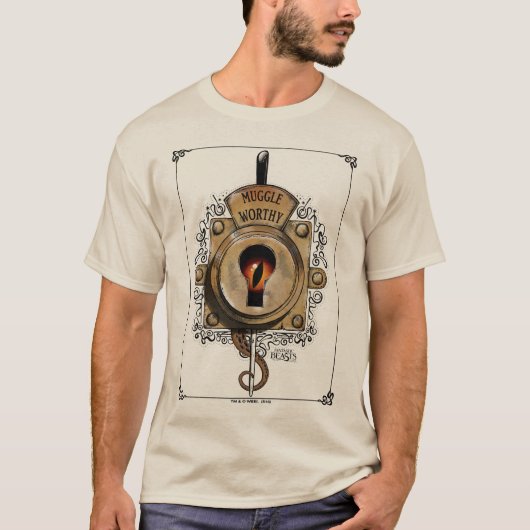 MUGGLE WORTHY™ Lock T-shirt (Voorkant)