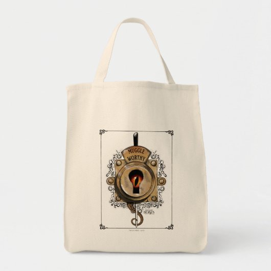 MUGGLE WORTHY™ Lock Tote Bag (Voorkant)