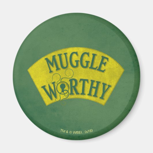 MUGGLE WORTHY™ MAGNEET (Voorkant)