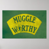 MUGGLE WORTHY™ POSTER (Voorkant)