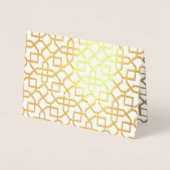 Mughal Architectuur Islamitische bruiloft uitnodig Folie Kaarten (Voorkant)