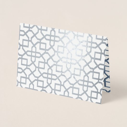 Mughal Architectuur Islamitische bruiloft uitnodig Folie Kaarten (Voorkant)