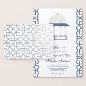 Mughal Architectuur Islamitische bruiloft uitnodig Folie Kaarten (Display)