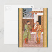 Mughal Art Briefkaart (Voorkant / Achterkant)