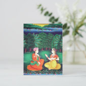 Mughal art briefkaart (Staand voorkant)