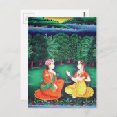 Mughal art briefkaart (Voorkant / Achterkant)