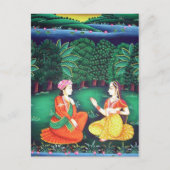 Mughal art briefkaart (Voorkant)