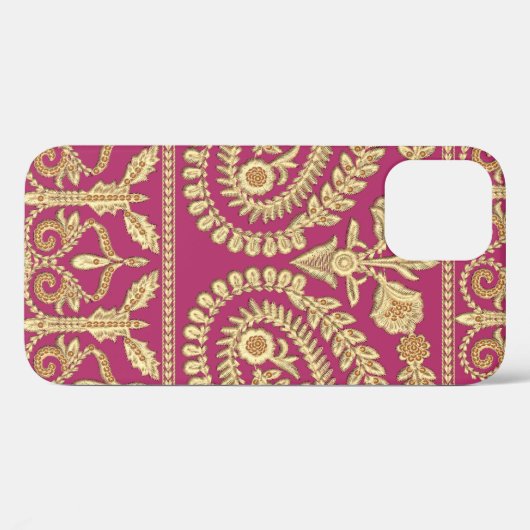 Mughal art werkt. Indiaans traditioneel antiek gou Case-Mate iPhone Case (Achterkant (horizontaal))