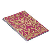 Mughal art werkt. Indiaans traditioneel antiek gou Notitieboek (Rechterzijde)