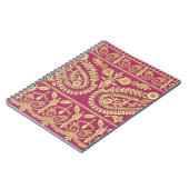 Mughal art werkt. Indiaans traditioneel antiek gou Notitieboek (Linkerzijde)