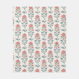 Mughal Bloem Butta Fleece Deken