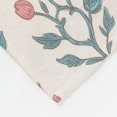 Mughal Bloem Butta Fleece Deken (Hoek)