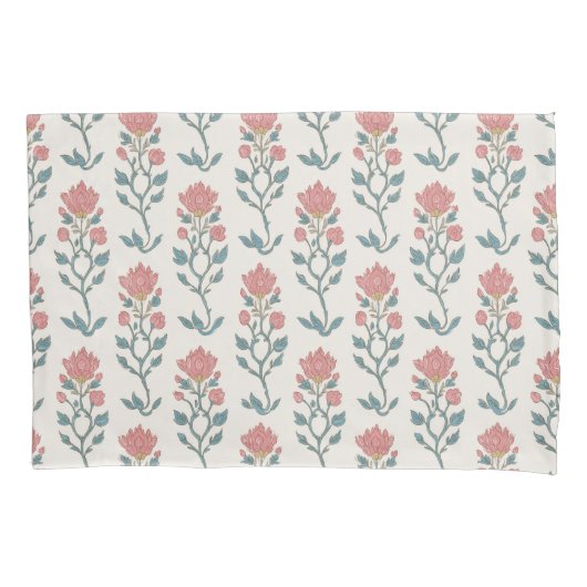 Mughal Bloem Butta Kussensloop (Voorkant)