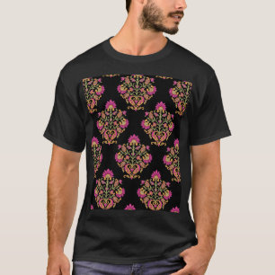 Mughal bloemenpaisley, naadloos ontwerp. t-shirt