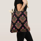 Mughal bloemenpaisley, naadloos ontwerp. tote bag (Dichtbij)