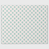 Mughal Bloom Stip in Teal en Flamingo Cadeaupapier (Vlak)