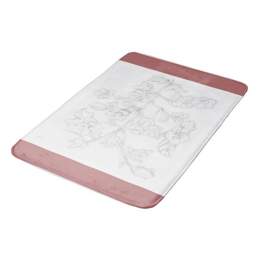 Mughal Design on a Bath Mat (Gekanteld)