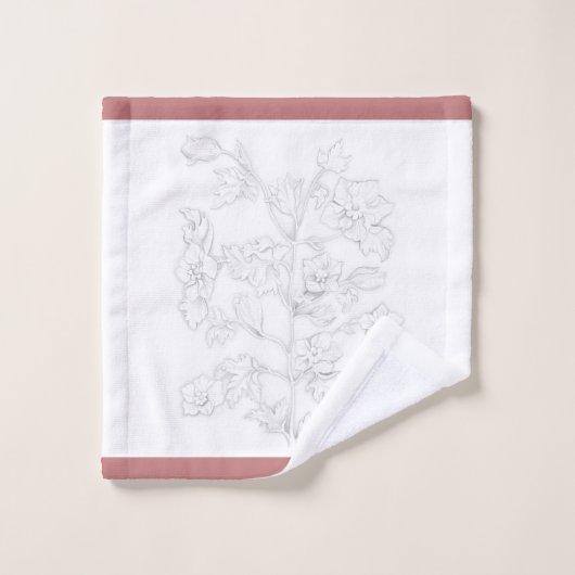 Mughal Design on a Bathroom Towel Set Bad Handdoek (Wasdoekje)