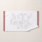 Mughal Design on a Bathroom Towel Set Bad Handdoek (Handdoek)