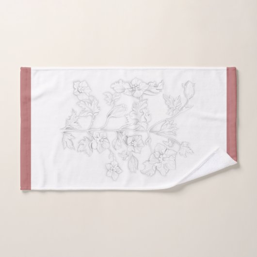 Mughal Design on a Bathroom Towel Set Bad Handdoek (Handdoek)