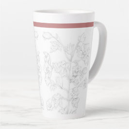 Mughal Design on a Large Latte Mug Latte Mok