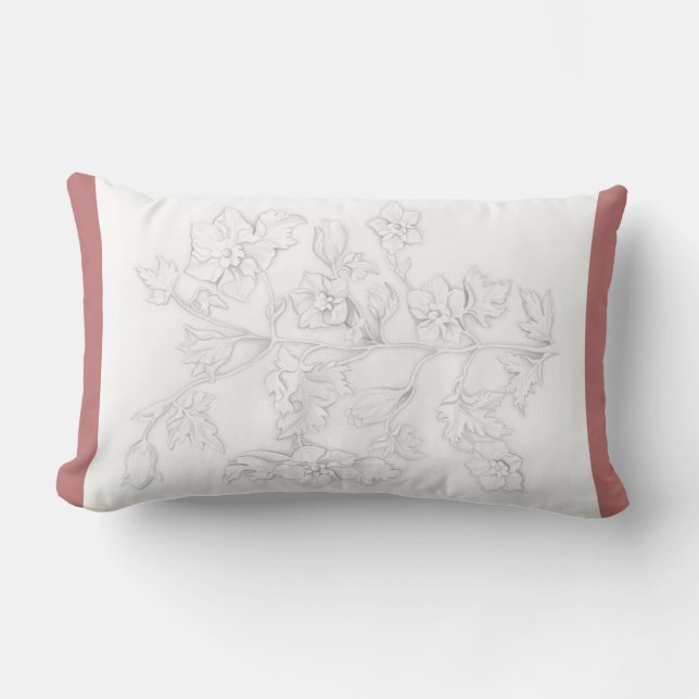 Mughal Design on a Lumbar Pillow Kussen (Voorkant)