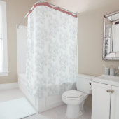 Mughal Design on a Shower Curtain Douchegordijn (In situ)