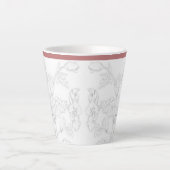 Mughal Design on a Small Latte Mug Mok (Voorkant)