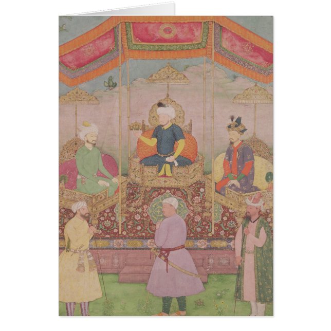 Mughal Emperor Babur en zijn zoon Humayan (Voorkant)