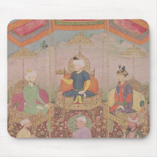 Mughal Emperor Babur en zijn zoon Humayan Muismat (Voorkant)