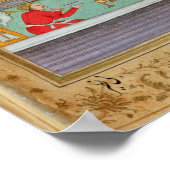 Mughal Emperor die in een Courtyard verdwijnt Poster (Hoek)