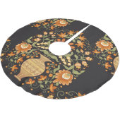 Mughal Fantasy: Retro Bloemenweelde Kerstboom Rok (Gekanteld)
