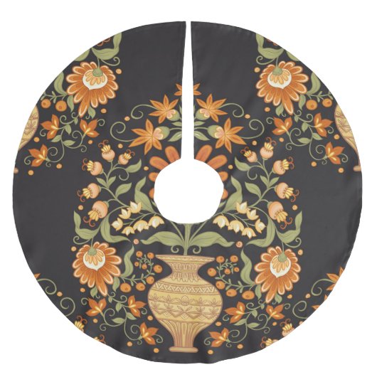 Mughal Fantasy: Retro Bloemenweelde Kerstboom Rok (Voorkant)