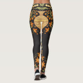 Mughal Fantasy: Retro Bloemenweelde Leggings (Achterkant)
