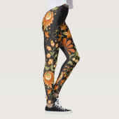 Mughal Fantasy: Retro Bloemenweelde Leggings (Rechts)