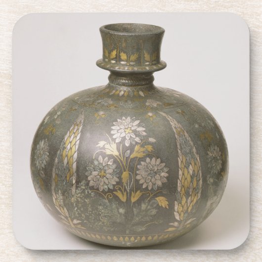 Mughal Flask (metaalbewerking) Drankjes Onderzetter (Voorkant)