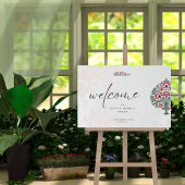 Mughal Floral Motif Nikah | Nikkah Wedding Acryl Bord