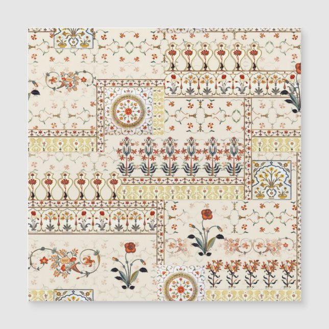 Mughal Floral Paisley: Etnische digitale elegantie (Voorkant)