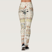 Mughal Floral Paisley: Etnische digitale elegantie Leggings (Achterkant)