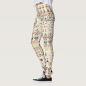 Mughal Floral Paisley: Etnische digitale elegantie Leggings (Links)