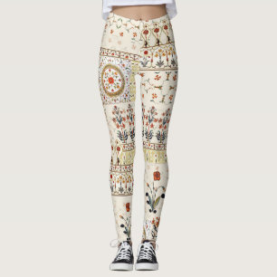 Mughal Floral Paisley: Etnische digitale elegantie Leggings